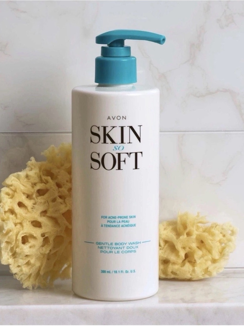 Avon Skin So Soft Gentle Exfoliating Body Wash for Acne Prone Skin *New*